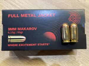 Amunicja 9x19mm FMJ 95 gr GECO