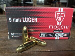 fiocchi 9x19 9mm fmj 115g luger